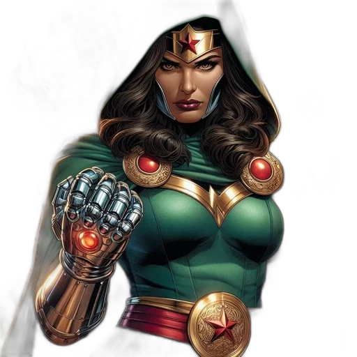 comic book art, concept art, fantasy art, two transparent PNG cut-out