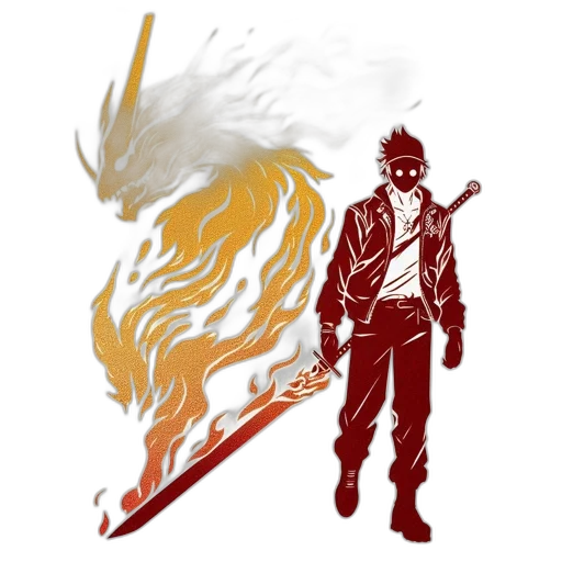 staff, sword, dragon, weapon transparent PNG cut-out