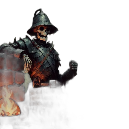 weapon, staff, mask, jacket transparent PNG cut-out