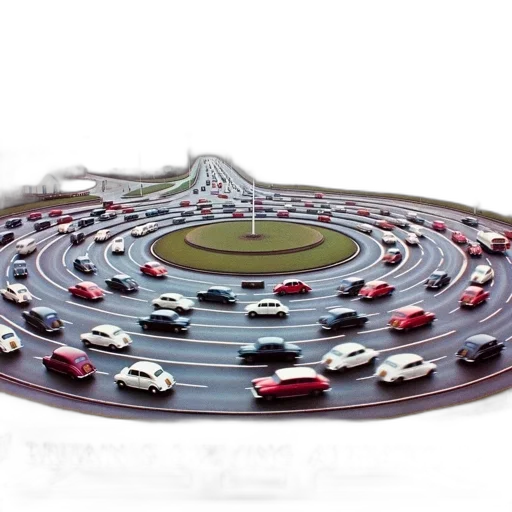 car, 3d render, concept art, city street transparent PNG cut-out