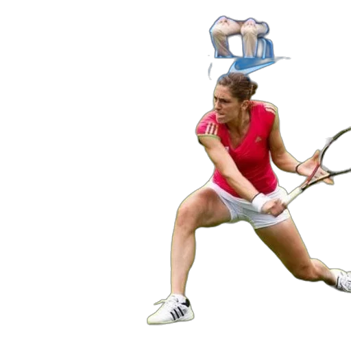 photorealistic, 3d render, female, tennis transparent PNG cut-out
