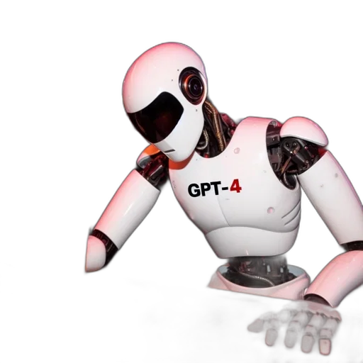 robot, 3d render, concept art, anthropomorphic transparent PNG cut-out