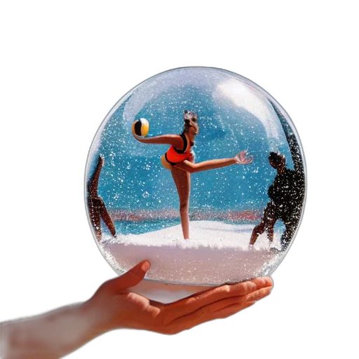 umbrella, photorealistic, 3d render, underwater transparent PNG cut-out