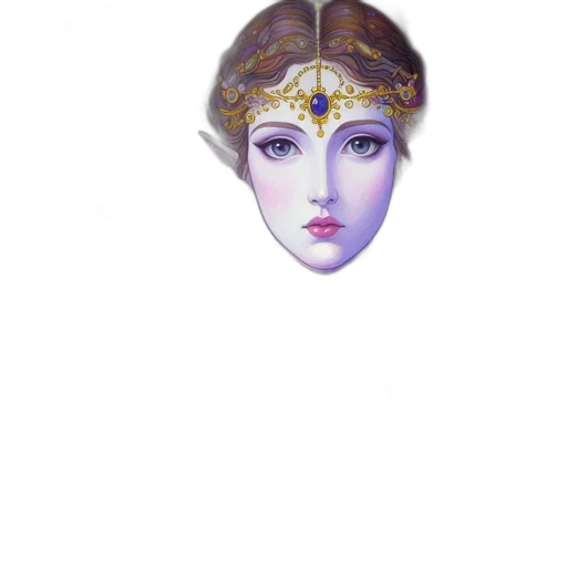 mask, crown, face, jewelry transparent PNG cut-out