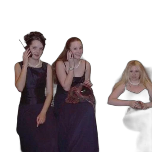 dress, concept art, outer space, three transparent PNG cut-out