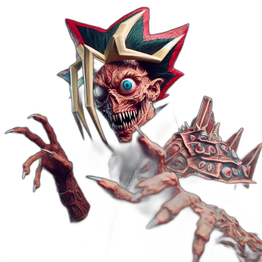 staff, creature, mask, face transparent PNG cut-out