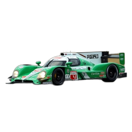 car, green, white, race transparent PNG cut-out