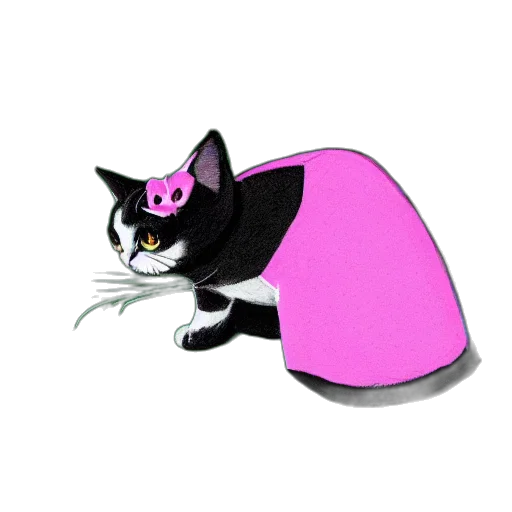 dress, animal, staff, creature transparent PNG cut-out