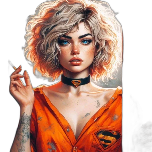 dress, jacket, face, hair transparent PNG cut-out