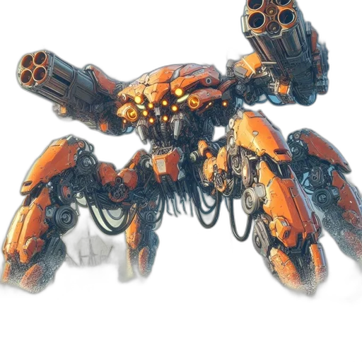 robot, weapon, animal, creature transparent PNG cut-out