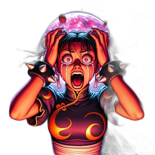 mask, face, staff, comic book art transparent PNG cut-out