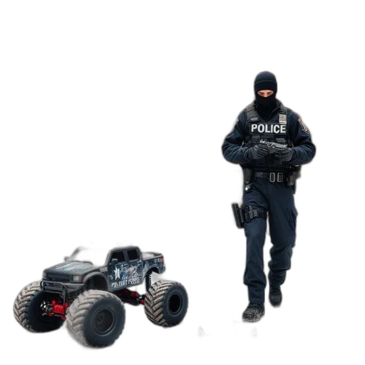 robot, weapon, car, jacket transparent PNG cut-out
