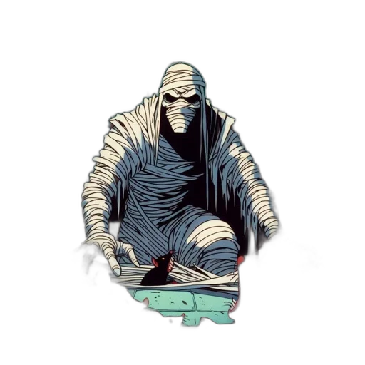 jacket, mask, creature, robot transparent PNG cut-out