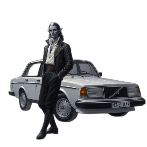 car, jacket, robot, concept art transparent PNG cut-out