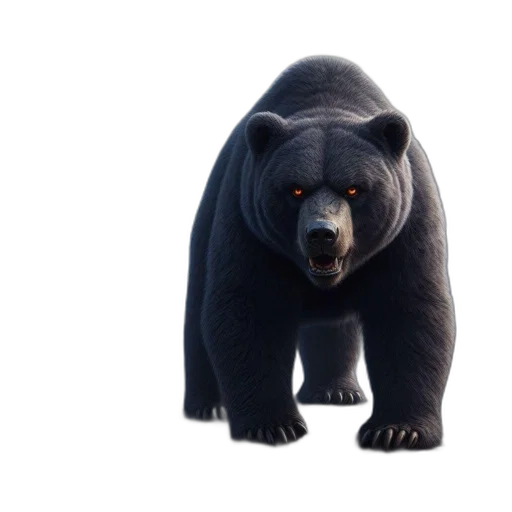 animal, creature, face, 3d render transparent PNG cut-out