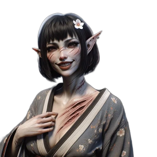 mask, staff, face, creature transparent PNG cut-out