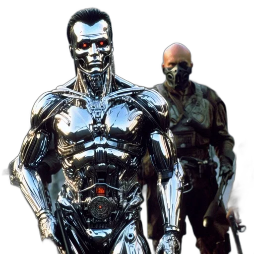 robot, concept art, comic book art, cyberpunk transparent PNG cut-out