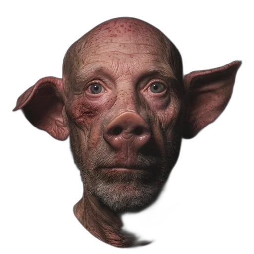 face, mask, creature, animal transparent PNG cut-out