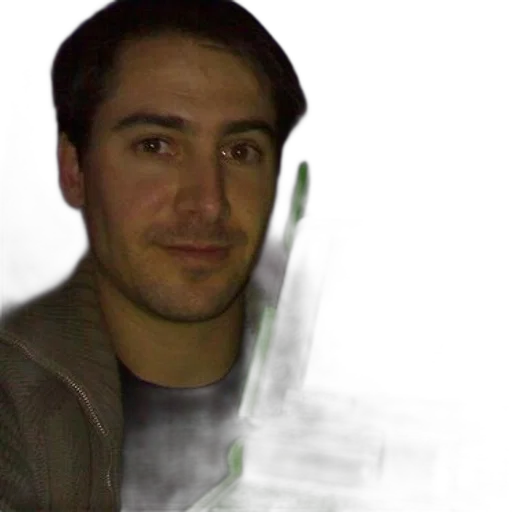 staff, weapon, face, jacket transparent PNG cut-out