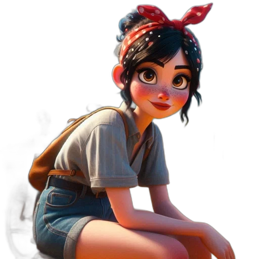 face, hat, staff, dress transparent PNG cut-out