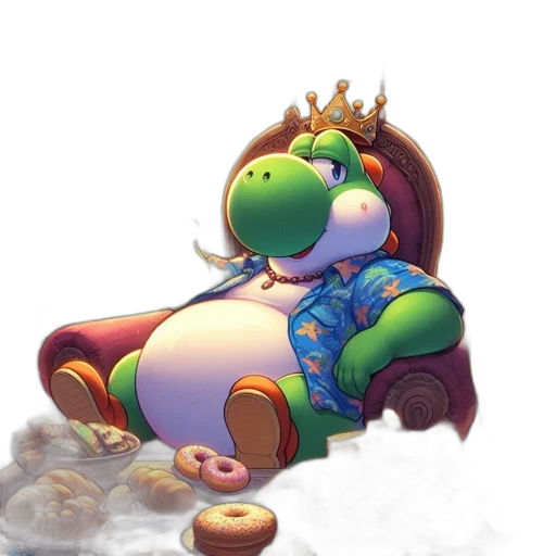 dragon, crown, staff, concept art transparent PNG cut-out