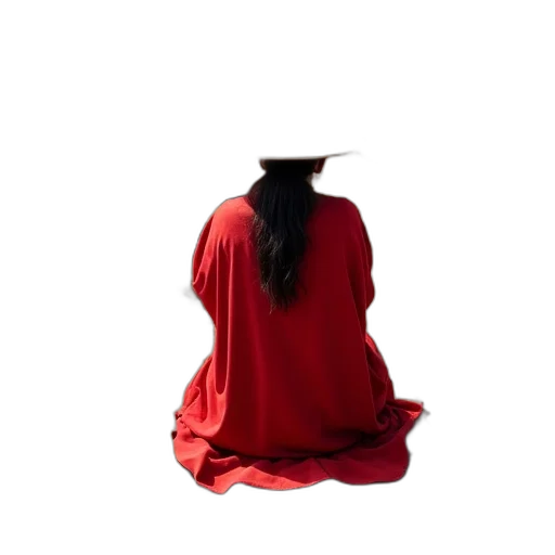 dress, hat, staff, jacket transparent PNG cut-out
