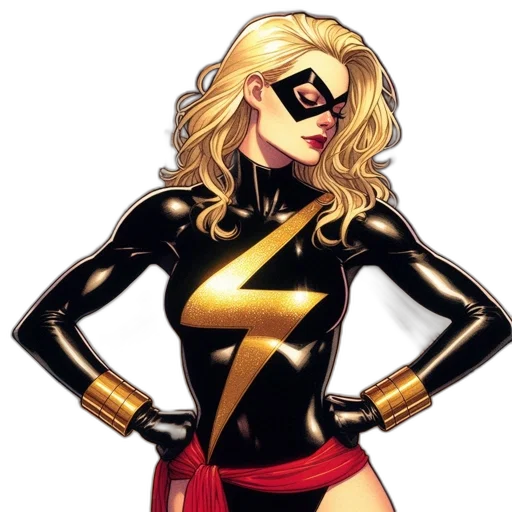 comic book art, concept art, cartoon, female transparent PNG cut-out