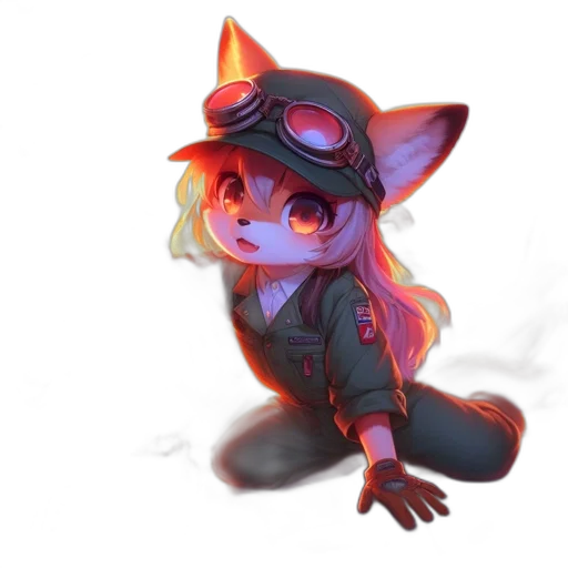 staff, hat, jacket, creature transparent PNG cut-out