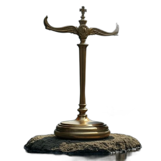 sword, staff, crown, weapon transparent PNG cut-out
