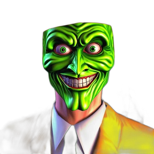 mask, face, creature, staff transparent PNG cut-out