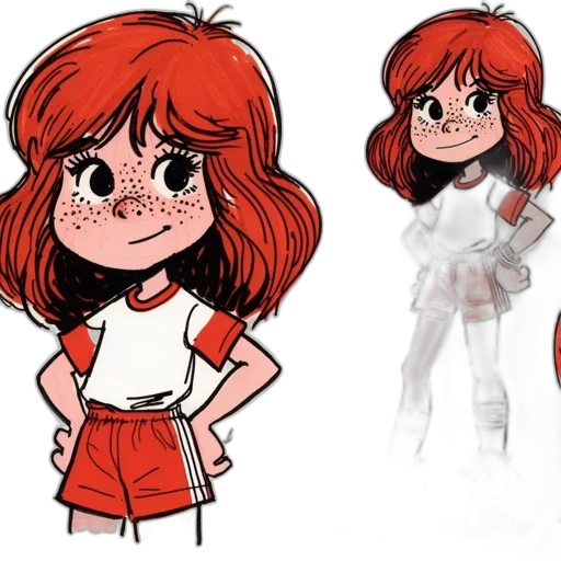concept art, cartoon, comic book art, anime transparent PNG cut-out