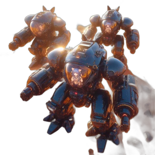 robot, weapon, dragon, creature transparent PNG cut-out