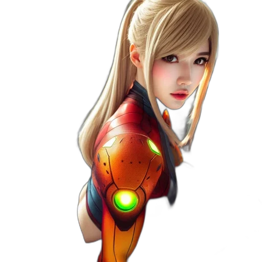 robot, weapon, dress, face transparent PNG cut-out