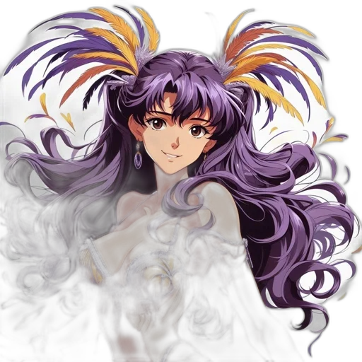 crown, hair, mask, anime transparent PNG cut-out