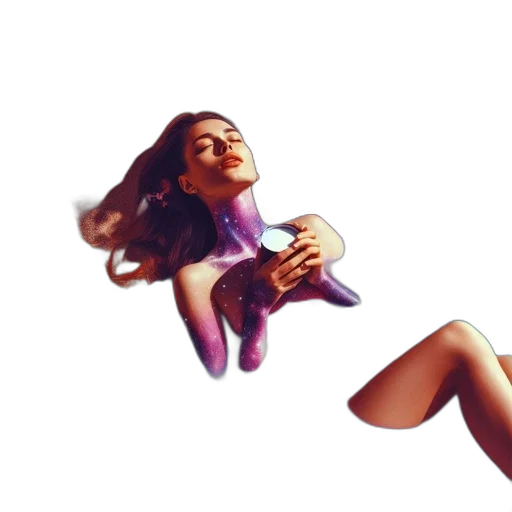 hair, dress, photorealistic, concept art transparent PNG cut-out