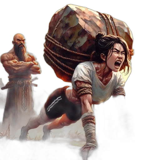 concept art, fantasy art, comic book art, photorealistic transparent PNG cut-out
