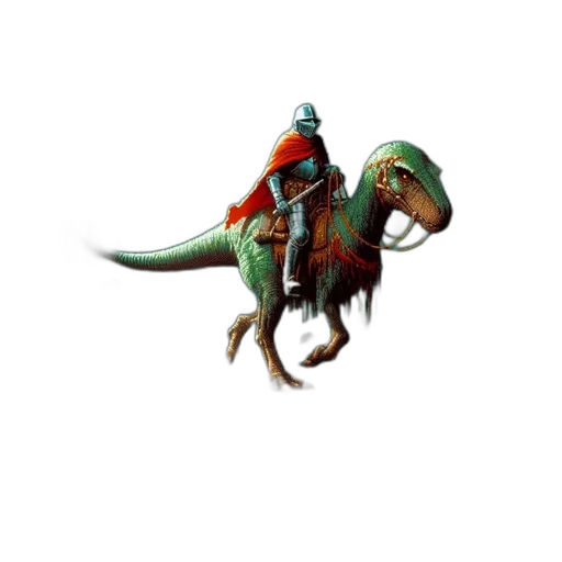 dragon, creature, animal, staff transparent PNG cut-out