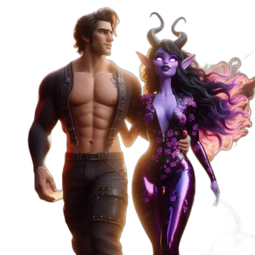 fantasy art, concept art, 3d render, comic book art transparent PNG cut-out
