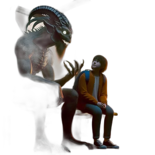 creature, mask, animal, robot transparent PNG cut-out