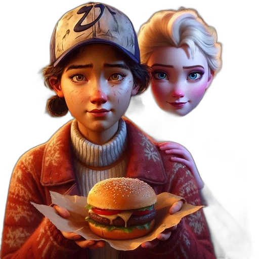 food, face, hat, concept art transparent PNG cut-out
