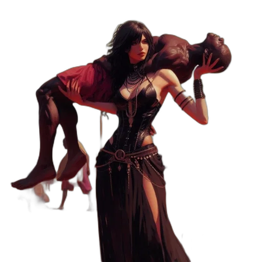 concept art, fantasy art, comic book art, fire transparent PNG cut-out