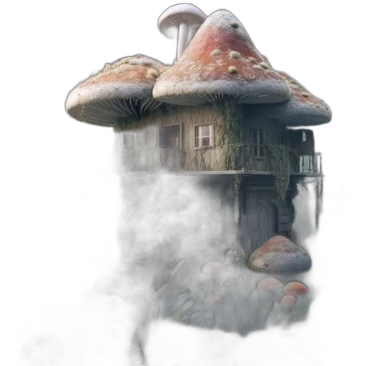 building, hat, umbrella, robot transparent PNG cut-out