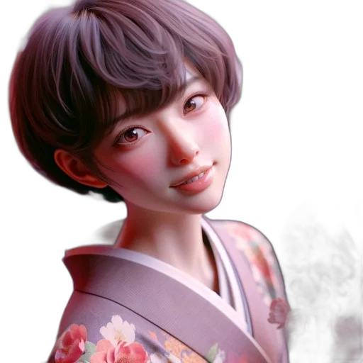 face, flower, dress, robot transparent PNG cut-out