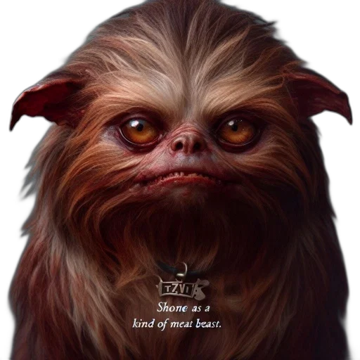 face, creature, animal, concept art transparent PNG cut-out