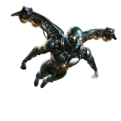robot, weapon, dragon, jewelry transparent PNG cut-out