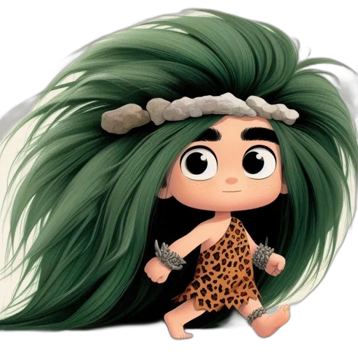 hair, creature, animal, cartoon transparent PNG cut-out