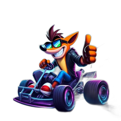 car, concept art, 3d render, cartoon transparent PNG cut-out