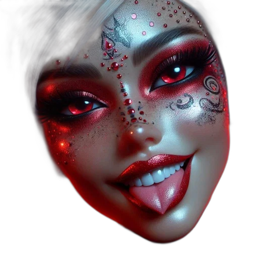 mask, face, photorealistic, fantasy art transparent PNG cut-out