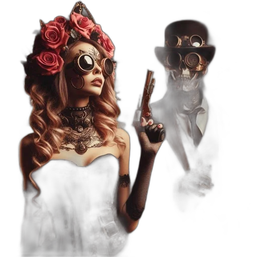 mask, dress, crown, hat transparent PNG cut-out