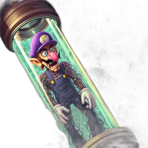 bottle, weapon, staff, mask transparent PNG cut-out